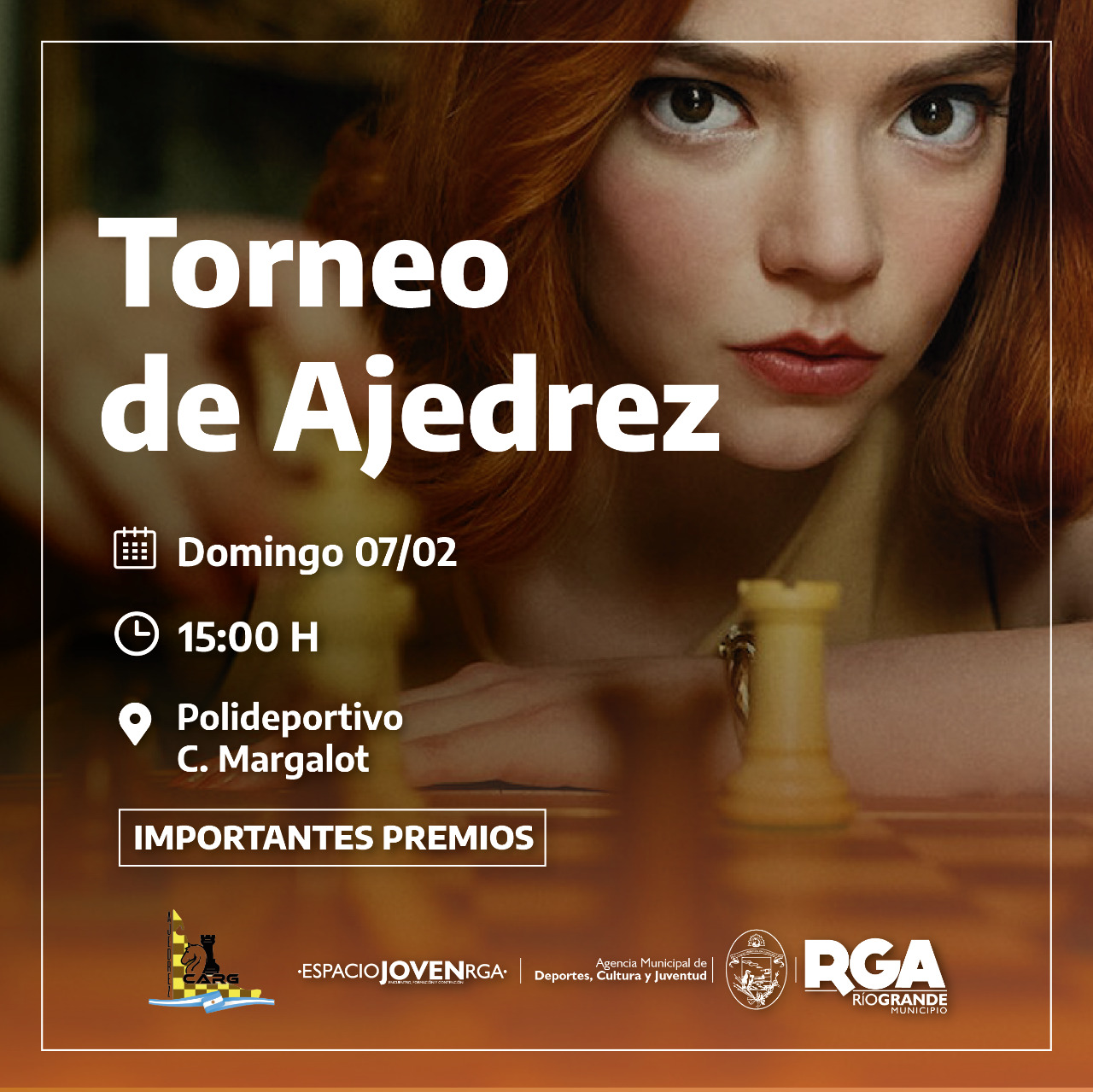 Se realizará un torneo de ajedrez abierto